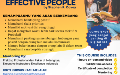 Kursus / Pelatihan Online 7 Habits of Highly Effective People