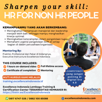 Kursus / Pelatihan Online HR for Non HR People