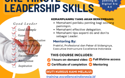 Training Kursus One Minute Leadership Skill (Kepemimpinan)