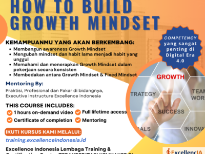 Kursus / Pelatihan Online How to Build Growth Mindset