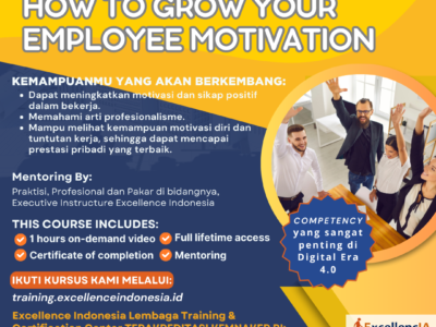 Kursus / Pelatihan Online How to Grow Your Employee Motivation