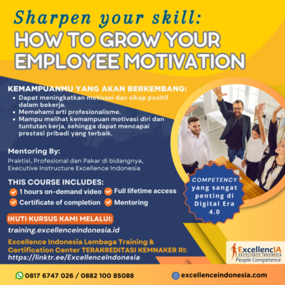 Kursus / Pelatihan Online How to Grow Your Employee Motivation